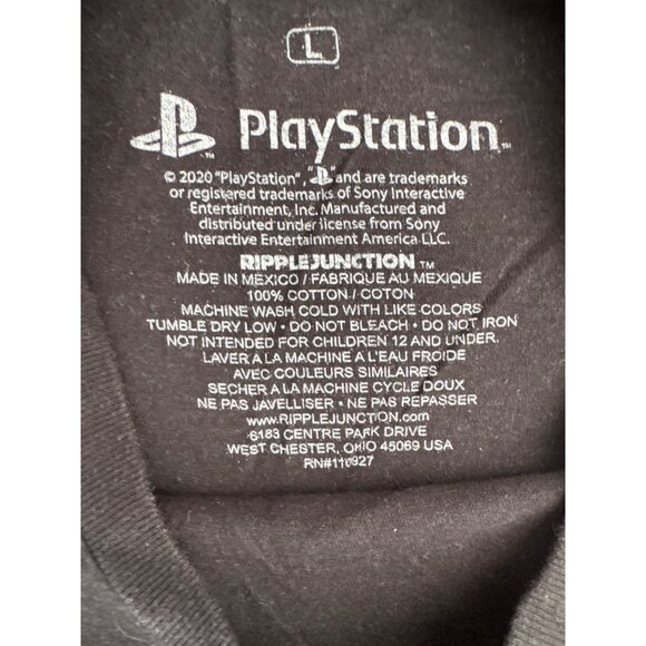 PlayStation t shirt black men’s size large - Picture 4 of 6